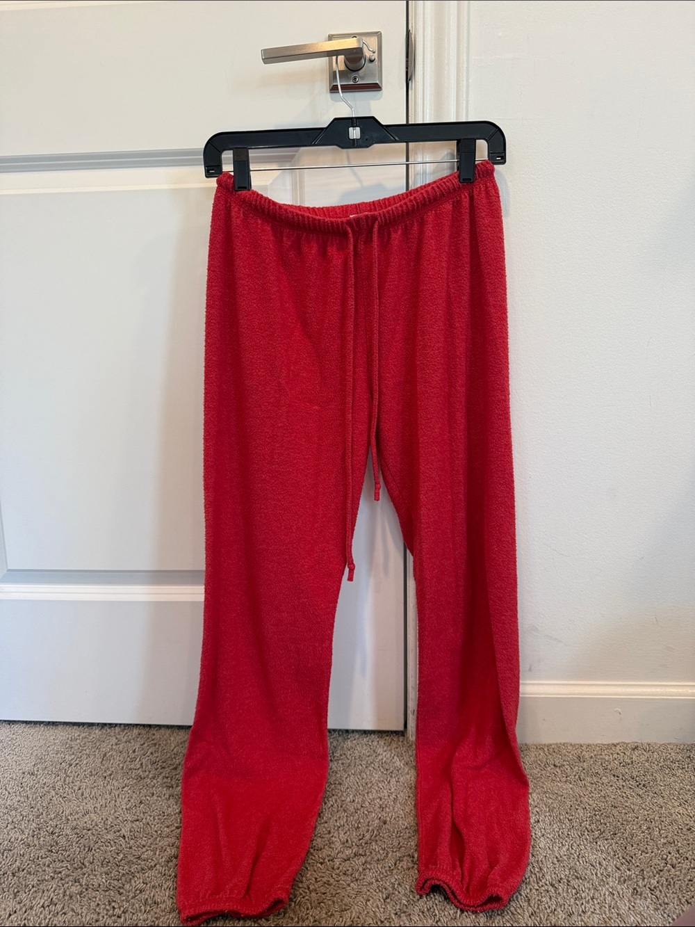 Red Straight Leg Lounge Pants - Unbranded